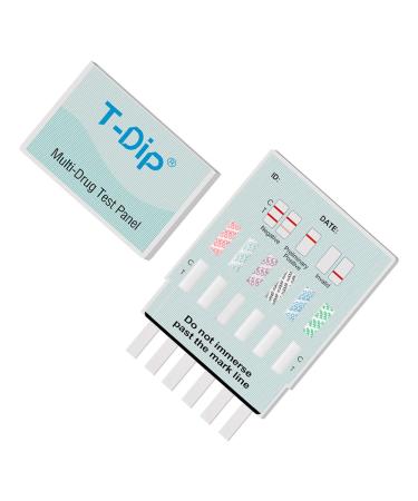 Prime Screen Drug Test 12 Panel Kits (AMP/BAR/BUP/BZO/COC/MET/MDMA/MTD/OPI/OXY/PCP/THC) - Self Check Highly Sensitive Urine Dip Testing - WDOA-6124 (25 Pack)