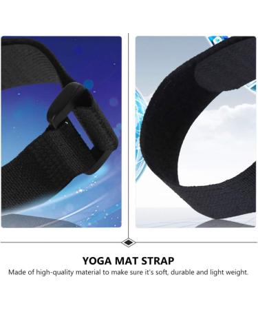 Besportble 12-Part Yoga Mat Carrier - Adjustable Durable Cotton Yoga Belt for Easy Transport & Practice | 25 x 400 mm Stretch Belt - Buy Online on GoSupps.com
