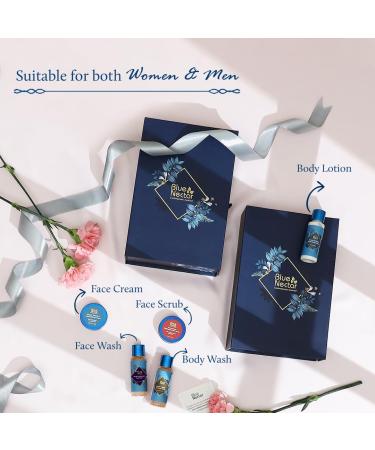 Premium Beauty Gift Set for Women & Men | Herbal Face Wash Cream Scrub Body Wash & Lotion | Perfect Christmas Gift for Mom Dad Girlfriend & Coworkers - Buy Online on GoSupps.com