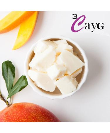 3CayG 1lb Mango and 1 Lb Shea Butter Bundle Pack for DIY Body Butters and More - Buy Online on GoSupps.com