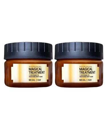 Browsluv Silk & Gloss Hair Straightening Cream Silk & Gloss Hair Straightening Cream Hair Mask Protein Correcting Hair Straightening Cream for Dry Damaged Hair (2pcs)