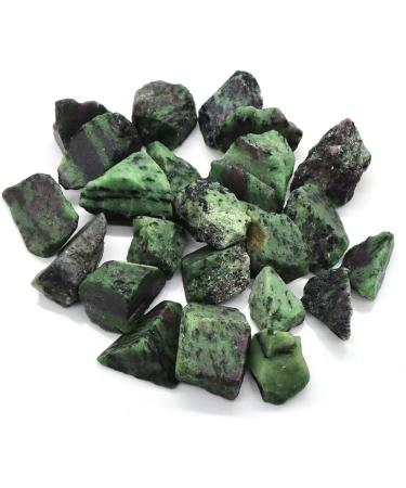 Natural Ruby Zoisite Raw Crystal Quartz Irregular Shape Ore Rock Minerals Specimen Magic Repair Rough Stone Home Decoration Natural Luster (Size : 200-300g) - Buy Online on GoSupps.com