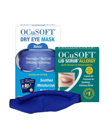 OCuSOFT Lid Scrub Allergy and Dry Eye Mask Bundle
