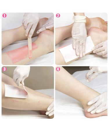 Harapu 8'' x 2.7'' Disposable Hair Removal Wax Strips - 50 Nonwoven Epilator Sheets - Buy Online on GoSupps.com