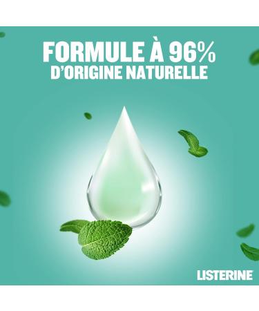 Listerine | Naturals Enamel Protection Mouthwash Lighter Taste (500 ml bottle) Daily Mouthwash with Essential Oils Alcohol and Dye Free Oral Care - Buy Online on GoSupps.com
