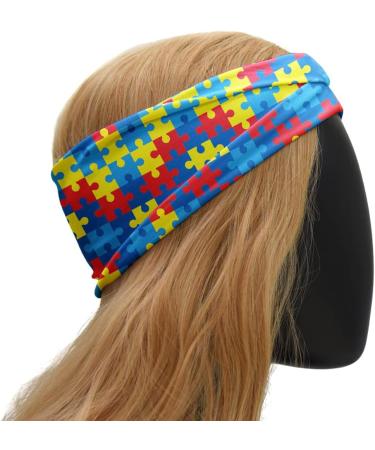 SAE99 Sweatband Headband - Soft Stretchy Head Wrap for Sport & Yoga - Fits All Sizes - Buy Online on GoSupps.com