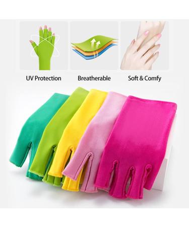 CURELIX Anti UV Gloves for Gel Nail Lamp - Professional UV Protection for Manicures - Buy Online on GoSupps.com