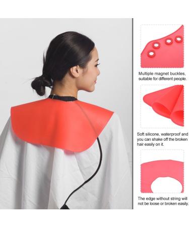 Haircut Neck Wrap Collar Shield Silicone Coloring Cuttin Barber Hairdressing - Buy Online on GoSupps.com