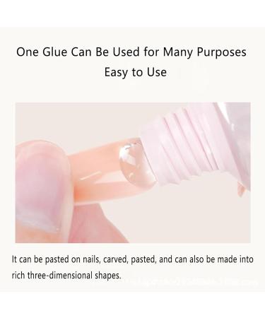 GeRRiT Lazyfun Value Set Solid Glue Multifunctional Nail Art Tool Nail Glue Super Strong Nail Glue for Nail Extension (Glue + Remover + Nail Lamp) Four Piece Set - Buy Online on GoSupps.com