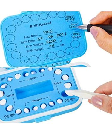 Opuorcy Baby Teeth Keepsake Box - Kids Teeth Saver & Storage Organizer - Buy Online on GoSupps.com