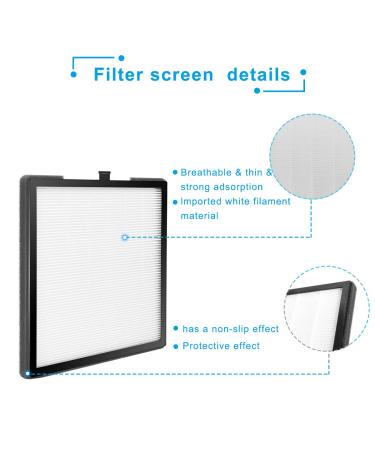 XBERSTAR Nail Dust Collector Filters Screen - 2Pcs Replacement Set for Nail Dust Vacuum Machine - Buy Online on GoSupps.com