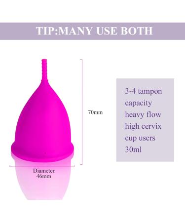 Buy Reusable Menstrual Cup - Medical Silicone Menstrual Cup L (Pink) - Eco-Friendly & Comfortable - Buy Online on GoSupps.com