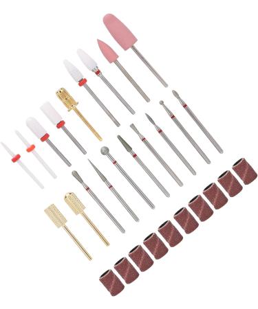 19 Polishing Heads Tungsten Steel Shank Nail Art Tool for Home & Salon Box Included - Buy Online on GoSupps.com