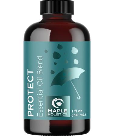 Maple Holistics Essential Oils Set - Day and Night Essential Oil Blends for Diffuser with Protect Refresh and Breathe Essential Oil Blends for Diffusers Aromatherapy and Travel - Buy Online on GoSupps.com