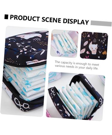 Gleavi Storage Bag for Women's Bandages & Breastfeeding Inserts - Mint Nylon Wallet for Period & Menstrual Needs - Buy Online on GoSupps.com