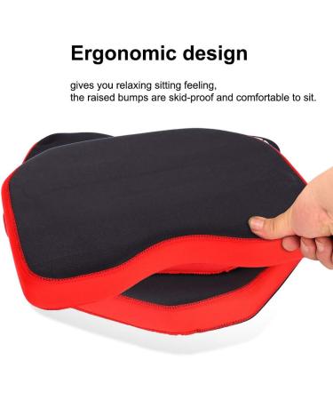 Thicken Soft Kayak Seat Cushion for Comfort and Back Pain Relief - Black - Buy Online on GoSupps.com