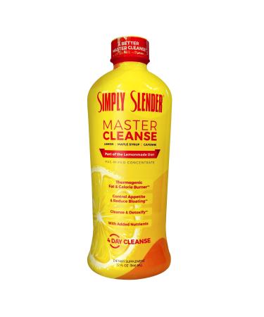 Master Cleanse Weight Loss Supplement Appetite Suppressant Detox Maple Syrup Cayenne Pepper & Lemon Juice Lemonade Diet Nutrients Pre-Mixed Concentrate (32 fl oz)