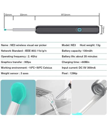 2023 Upgrade Wi-Fi Ear Wax Removal Tool with 1080P HD Camera - White - Buy Online on GoSupps.com