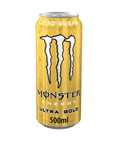 Monster Energy Zero Sugar & Ultra Gold Bundle - Zero Calorie Caffeine Energy Drink (12 x 500 ml) - Fruity Pineapple Flavor - International Shipping Available - Buy Online on GoSupps.com