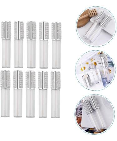 LIFKOME Lot de 10 Tubes de Gloss Vides 5 Ml Rechargeables et D tachables Flacons de Gloss Compacts en Plastique Transparent pour Maquillage et Cosm tiques Portables - Buy Online on GoSupps.com