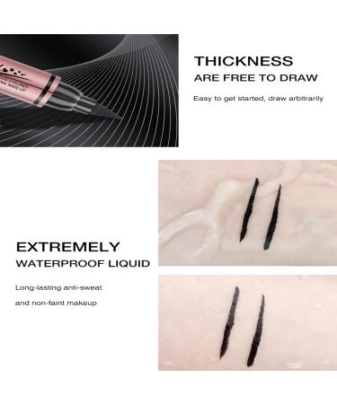 Heart Eye Liner Stamp | Eye Liner with Stamp Waterproof Perfect Wing Cat Eye Liner Long-Lasting Wing Eye Liner Stamp for Eye Face Makeup - Buy Online on GoSupps.com