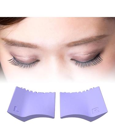 2x 2 in 1 Silicone Eyelash Stamper Left Right Lower Lashes Stamps Eyes Makeup Tool for Woman Girl Violet - Buy Online on GoSupps.com