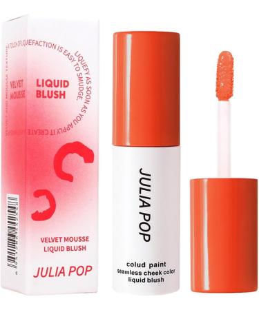 Cream - Breathable Feel Liquid for Cheeks and Lips | Lightweight Breathable Feel Water Based Liquid with 6 Colors to Choose Refreshing Makeup Pochy 01# - Buy Online on GoSupps.com