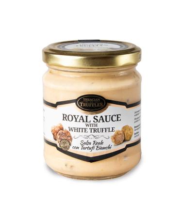 White Truffle Tuber borchii and Tuber MAGNATUM PICO  Royal  Luxury Gourmet Food Sauce Pasta with Cream and Cheese, Ideal for Meat, Grilled Bread, omelets, Pasta, Risotto, Sushi (1 x 180g)