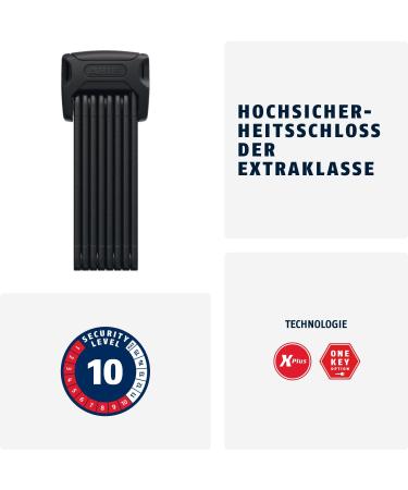 Buy Abus Bordo 6000K Folding Lock - 120 cm Bicycle Lock with SH Holder | Xplus Cylinder & High Security Level 10 - International Shipping Available - Buy Online on GoSupps.com