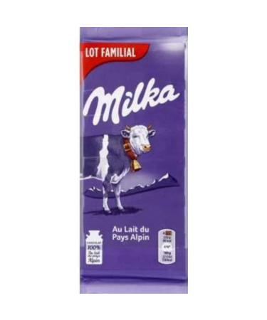 Milka Alpine Milk Chocolate - Pack of 6 x 100g bars