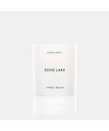 Lake & Skye Echo Lake Candle | Vegan Soy Candle | Floral & Woody | 100% Cruelty-Free | 50 Hour Burn Time | International Shipping - Buy Online on GoSupps.com