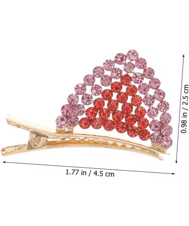 4 Pairs hairpin rhinestone cat ears kawaii hair crystal cat ears hair clip cat hair barrette gems for hair cat ears clip on crocodile clips hair gems alloy child rhinestones flash - Buy Online on GoSupps.com