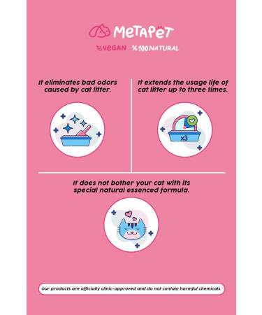 Meooow Cat Litter Deodorizer Pet Toilet Deodorant Natural Essenced Cat Litter Spray Odor Removing Deodorant Cat Litter Scent Refresher Smell Remover Natural Formula - Buy Online on GoSupps.com