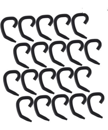 Minkissy 40 Stk Masked Hooks & Rope Buckle - Durable Earerman Wardrobe Clothes Rack Hooks for Masks - Food-Grade Round Line Face Mask Holders - Buy Online on GoSupps.com