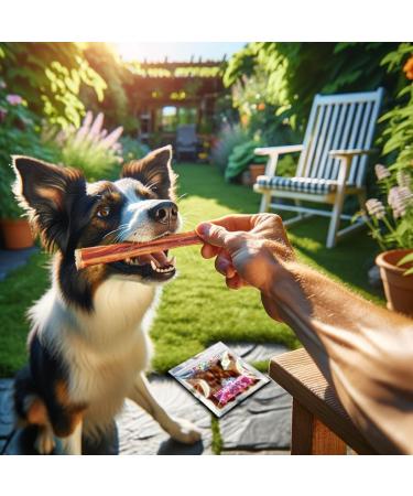 Premium Bully Sticks for Dogs - All-Natural Beef Pizzle Sticks for Puppies to Medium Dogs Dental Chew Treats for Healthy Teeth and Gums Fully Digestible Gluten-Free (Thin 12-15 cm 250gr) Thin-Regular 15 count (Pack of 1) - Buy Online on GoSupps.com
