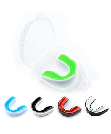 LPONJAR 5 Pack Kids Youth Mouth Guard for Sports, Child Teen Athletic Mouthguard with Case for Football Lacrosse Basketball Taekwondo Boxing MMA Rugby Karate Wrestling Small (under 9 Year old)