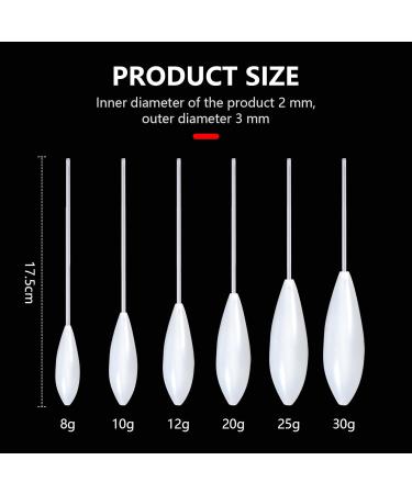 TONAUP Fishing Sbirolino Set - 6-Piece Trout Float Accessories for Dough & Spoons - Ideal for International Fishing - Buy Online on GoSupps.com