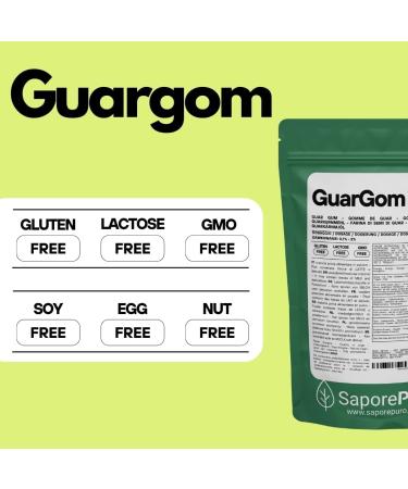 GioiaGroup Srl Saporepuro Guargom poeder 125 gr Guar Seed Flour - Buy Online on GoSupps.com