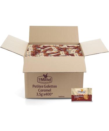 Small Caramel Pancake 3.5 g Box of 400 Individual Sachets (1.4 kg)