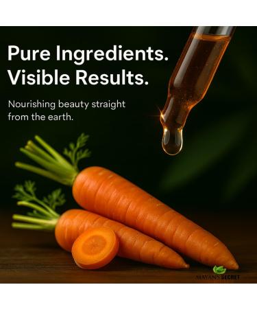 Mayan's Secret Carrot Seed Oil Pure Steam Distilled Regenerate Skin tissue - Buy Online on GoSupps.com