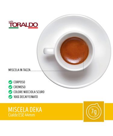  caff toraldo CAFF TORALDO | ESE 44 Pods | Selected Coffee Grilled and Roasted in Italy | Excellence of Neapolitan Coffee (600 Waffles Mix Dek) - Buy Online on GoSupps.com