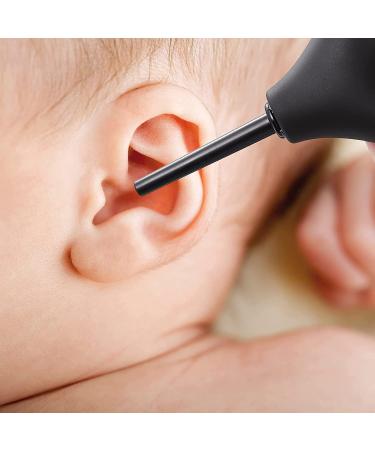 Healifty Sterile Ear Bulb Syringe 224ml - Baby Nasal Aspirator & Ear Wax Remover (Size L, Black) - Buy Online on GoSupps.com