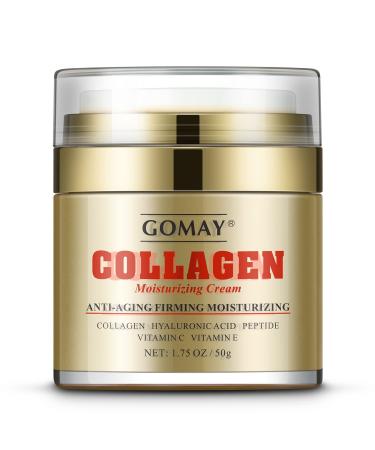 GO MAY Collagen Moisturizing Cream | Fills Fine Lines and Wrinkles | Stimulates Skin Cell Regeneration and Repair | 1.75 Fl.Oz