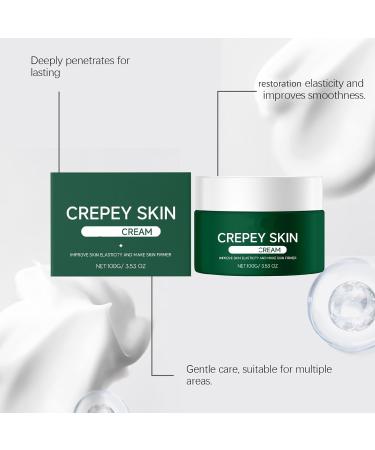  ZHJZGS Crepey Skin Cream - Firming cream with collagen and retinol for the neck arms and face deep moisturizing anti-aging cream for all skin types moisturizer (2PCS) - Buy Online on GoSupps.com