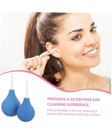 PartyKindom 2pcs Ear Washing Squeeze Bulb Safe Ear Wax Removal Tool for Adults Boys and Girls Lightweight Portable for Home Use 1 - Buy Online on GoSupps.com
