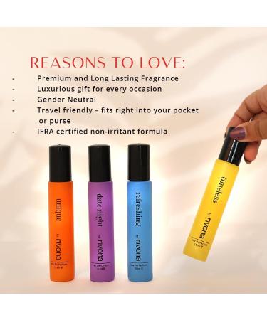 Riv'ona Versatile Floral Perfume Gift Set For Men & Women | Fragrances Perfume Set | Long Lasting Eau De Parfum Fragrance | Pack Of 4 X 15Ml | 60ml (2.02 Fl Oz) - Buy Online on GoSupps.com
