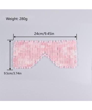 Shop Natural Rose Quartz & Jade Eye Masks | Reusable Crystal Eye Masks for Wrinkle & Puffiness Relief - Hot/Cold Therapy - Buy Online on GoSupps.com