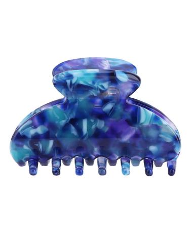 Lurrose Hair Claws Acetate Leaf Hair Claws Clips French Design Hair Clips Tortoiseshell Claws Ponytail Holder Hair Clips for Women Girls Shower (Color 4) Color 4