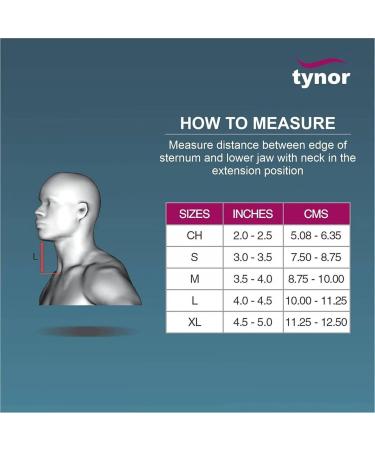 Tynor Cervical Soft Collar with Firm Density - Neck Hump Corrector Immobilizer Made from High Density Lightweight Breathable Foam - L (160g) - Buy Online on GoSupps.com