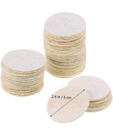 Lurrose 200 Pcs Bath Sponge Eye Make up Remover - Exfoliating Loofah Pads for Skin Care & Makeup Removal - Buy Online on GoSupps.com